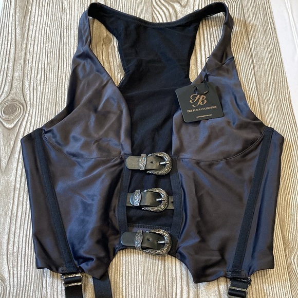 Honey Birdette Max Suspender Bustier Cami Bra Top - Picture 7 of 16